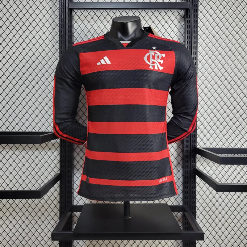 Camisa Flamengo Manga Longa Home 24/25 -  Jogador Masculina