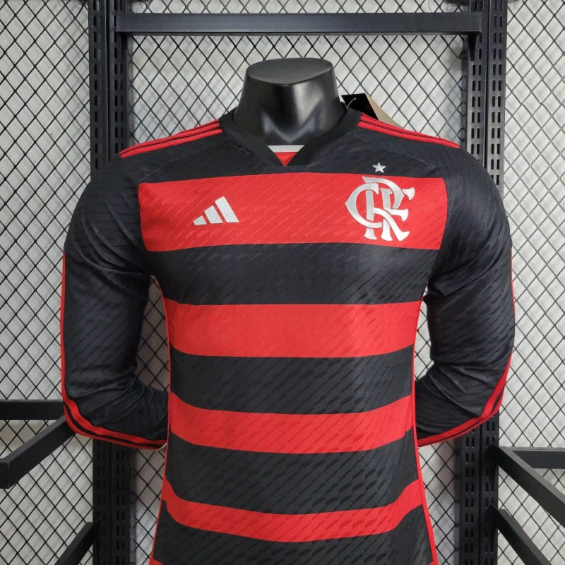 Camisa Flamengo Manga Longa Home 24/25 -  Jogador Masculina