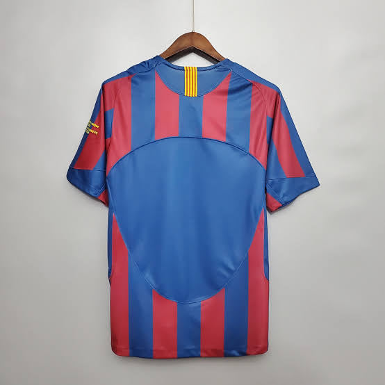 Camisa Barcelona Titular 2006 - Versão Retro