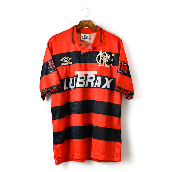 Camisa Flamengo I 1994/1995 Retrô - Vermelha e Preta - Umbro